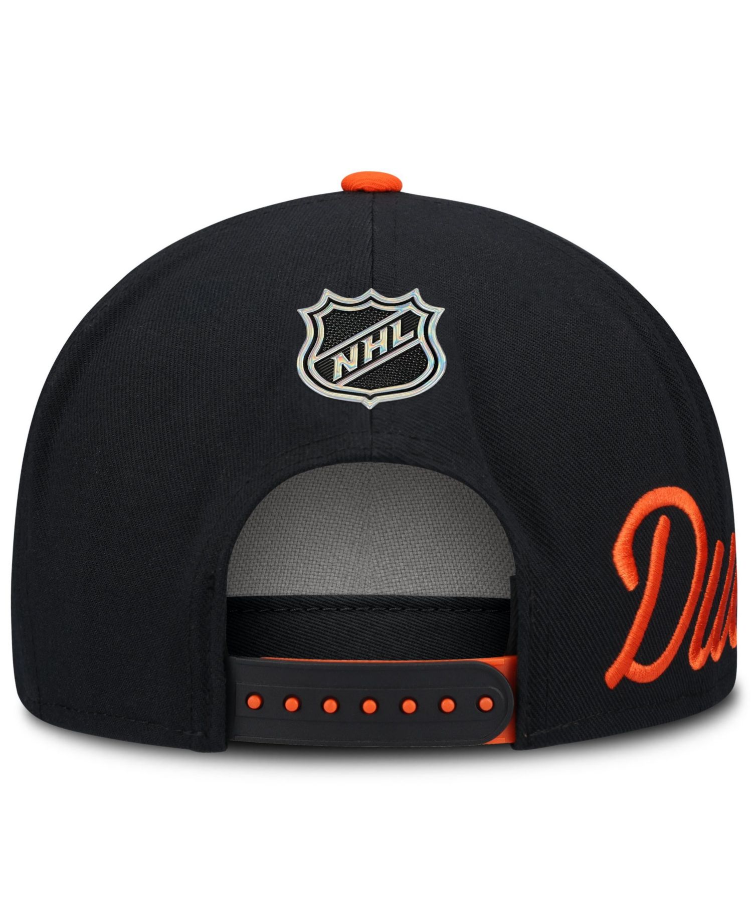 Men's Orange/Black Anaheim Ducks Snapback Hat