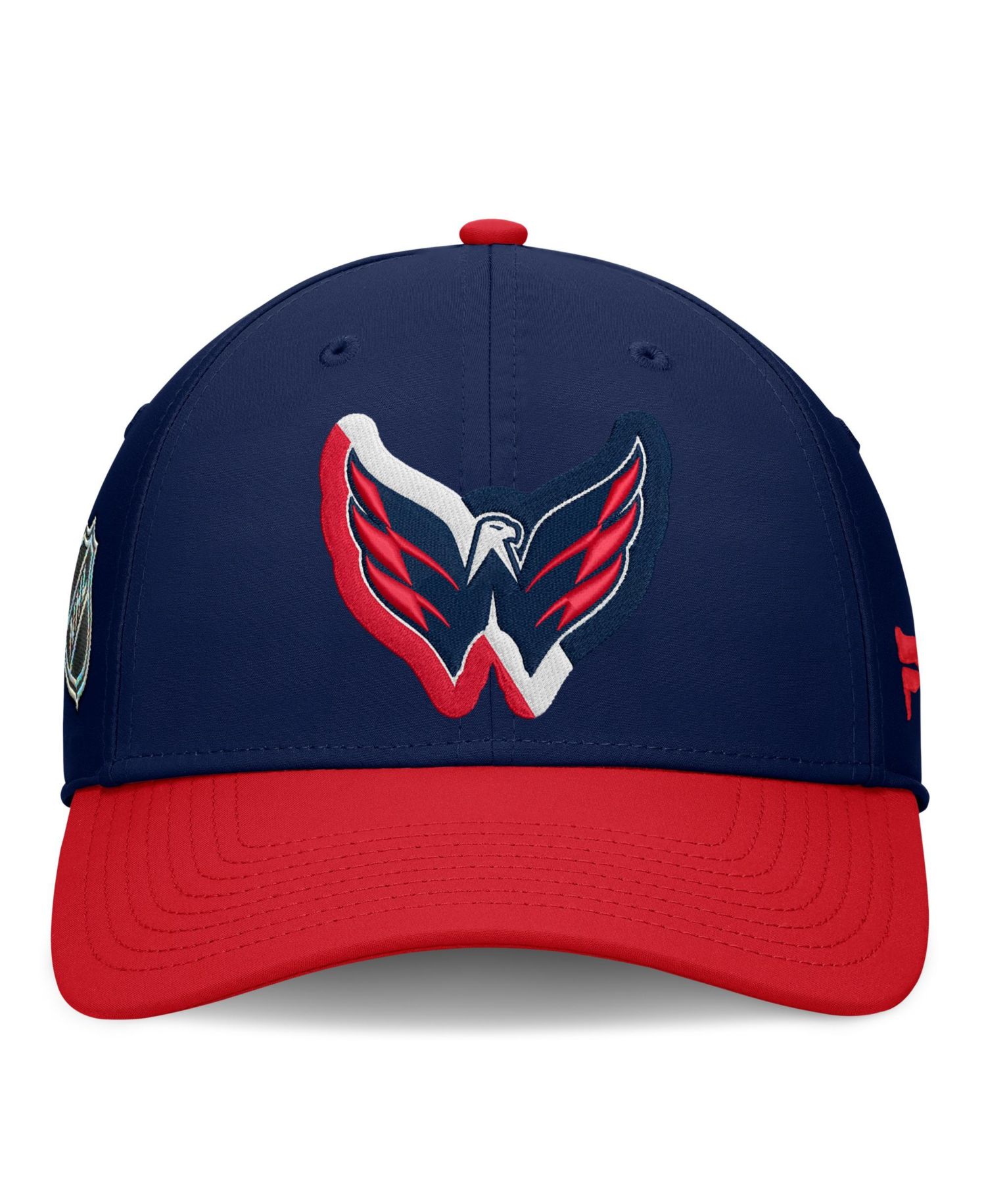 Men's Navy/Red Washington Capitals Flex Fit Hat