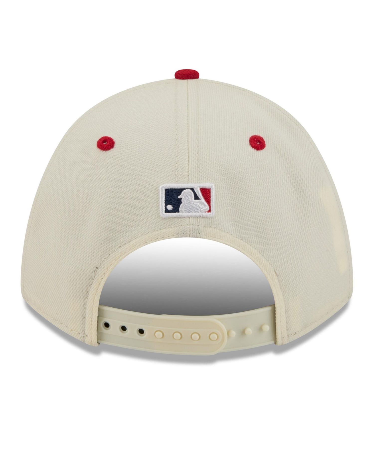 Big Boys and Girls Cream/Red Athletics USA 250 9FORTY M-Crown Adjustable Hat