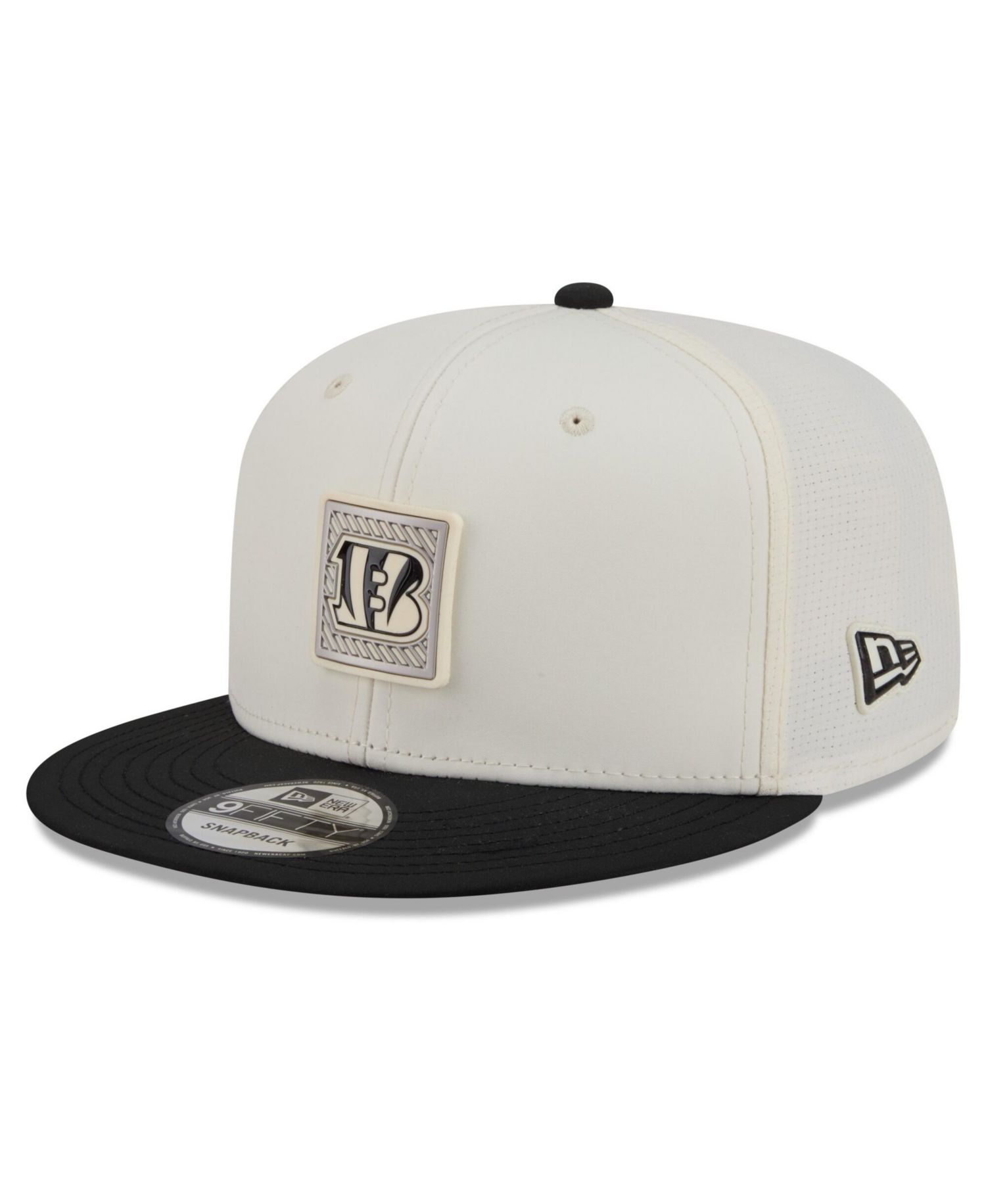 Men's Cream/Black Cincinnati Bengals 2026 NFL Training Camp 9FIFTY Snapback Hat