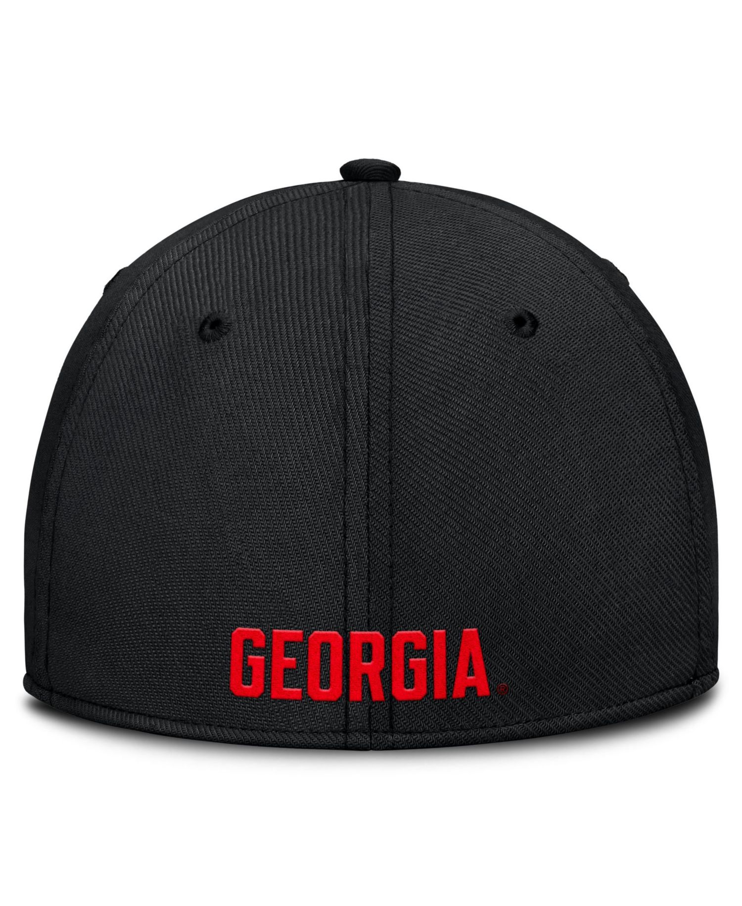 Men's Black Georgia Bulldogs Rise Swoosh Dri-FIT Flex Hat