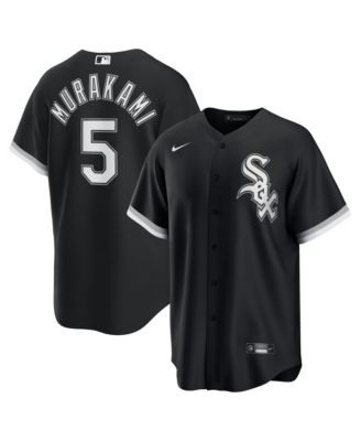 Men's Munetaka Murakami Black Chicago White Sox Alternate Replica Jersey