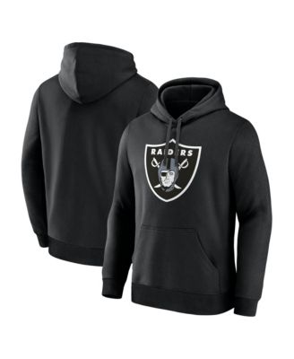Men's Black Las Vegas Raiders Primary Logo Hoodie