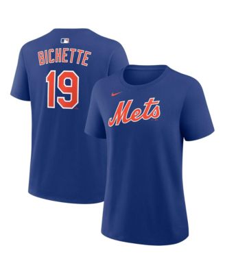 Women's Bo Bichette Royal New York Mets Name & Number T-Shirt