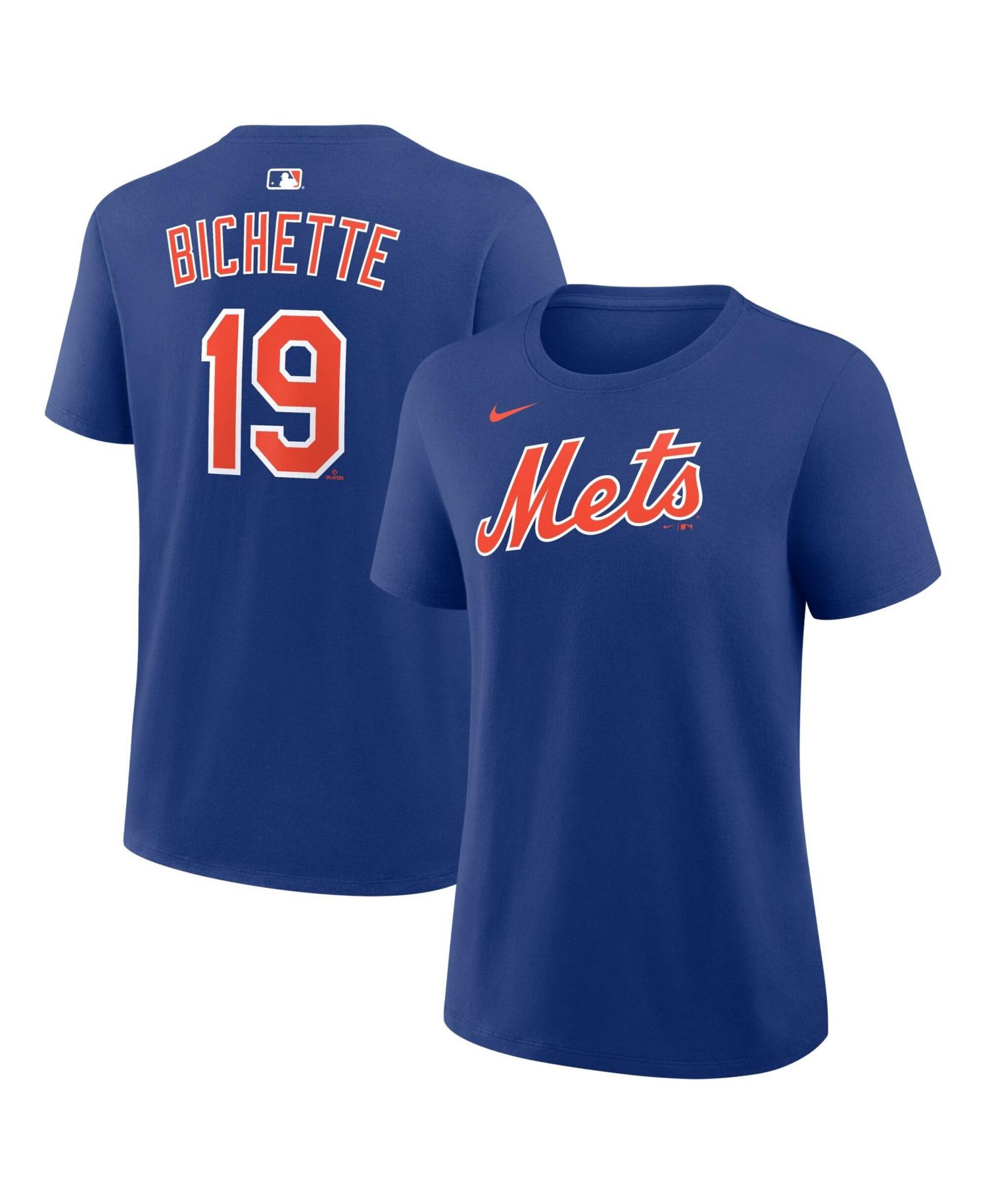 Women's Bo Bichette Royal New York Mets Name & Number T-Shirt