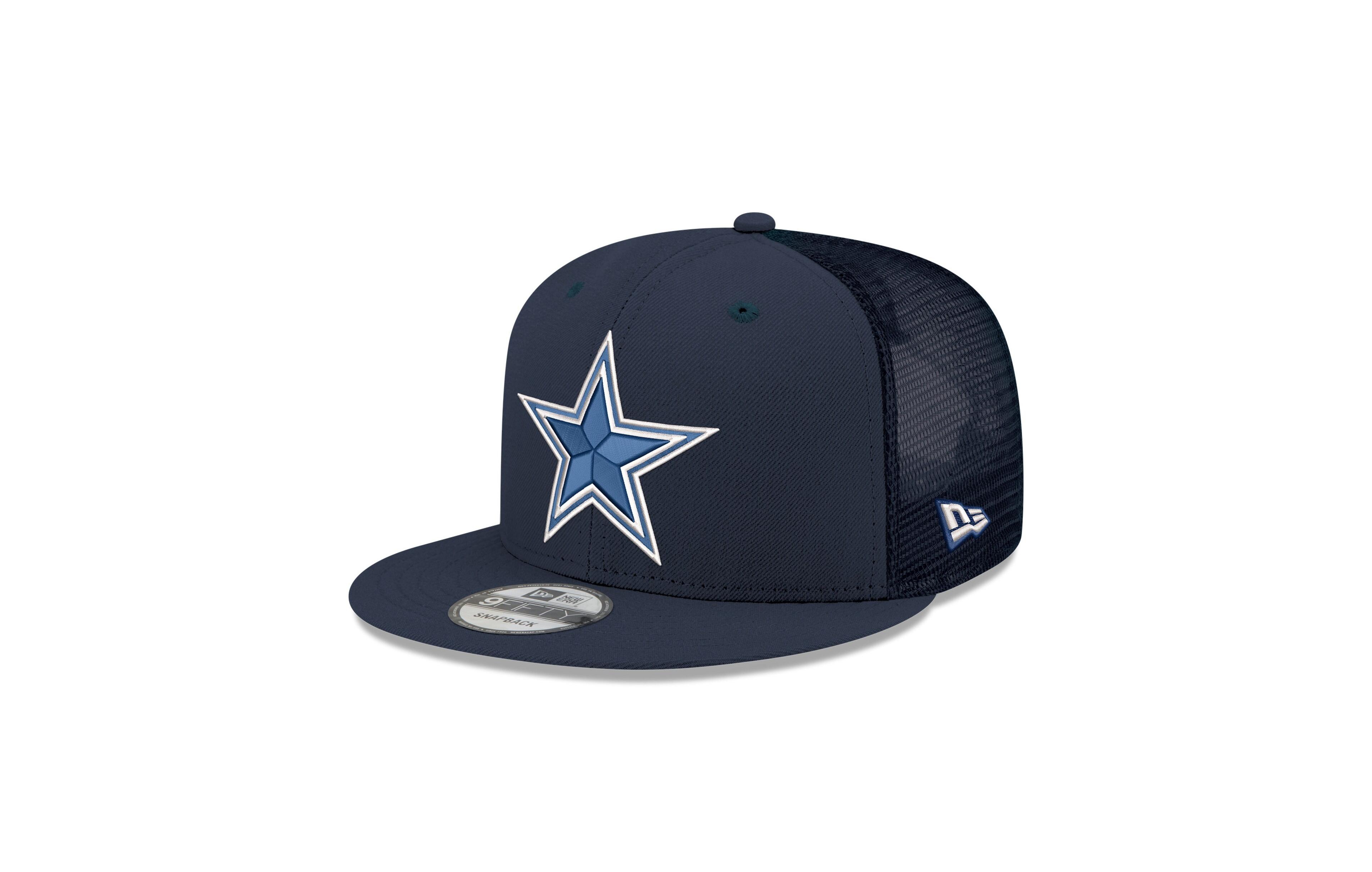 New Era Men's Navy Dallas Cowboys Core Team 9FIFTY Trucker Snapback Hat