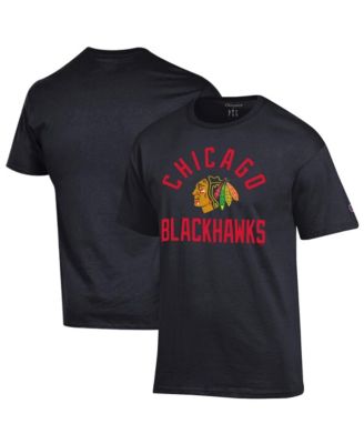 Men's Black Chicago Blackhawks Primary Logo Jersey T-Shirt