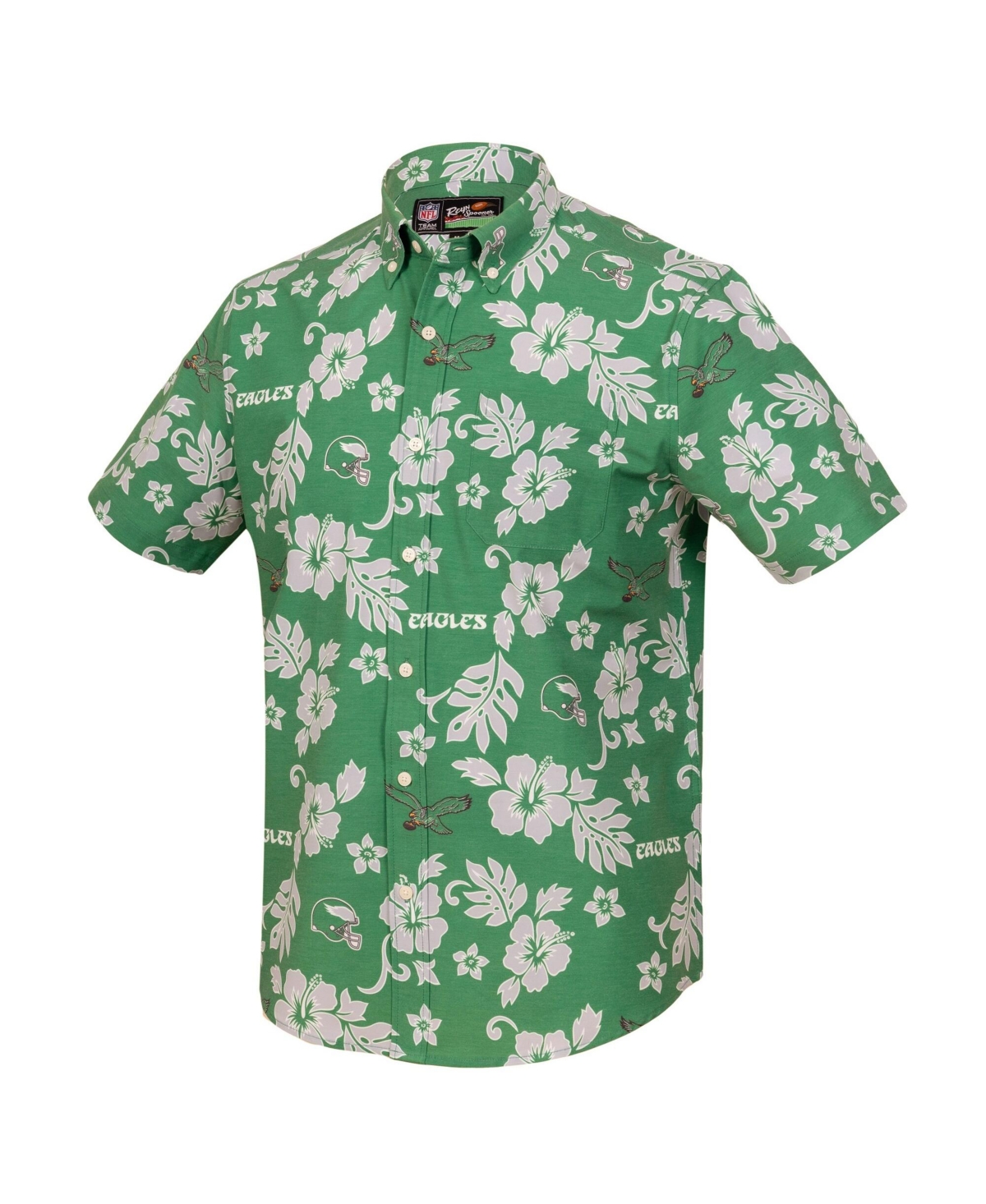 Reyn Spooner Men's Kelly Green Philadelphia Eagles Kekai Performance Button-Down Shirt