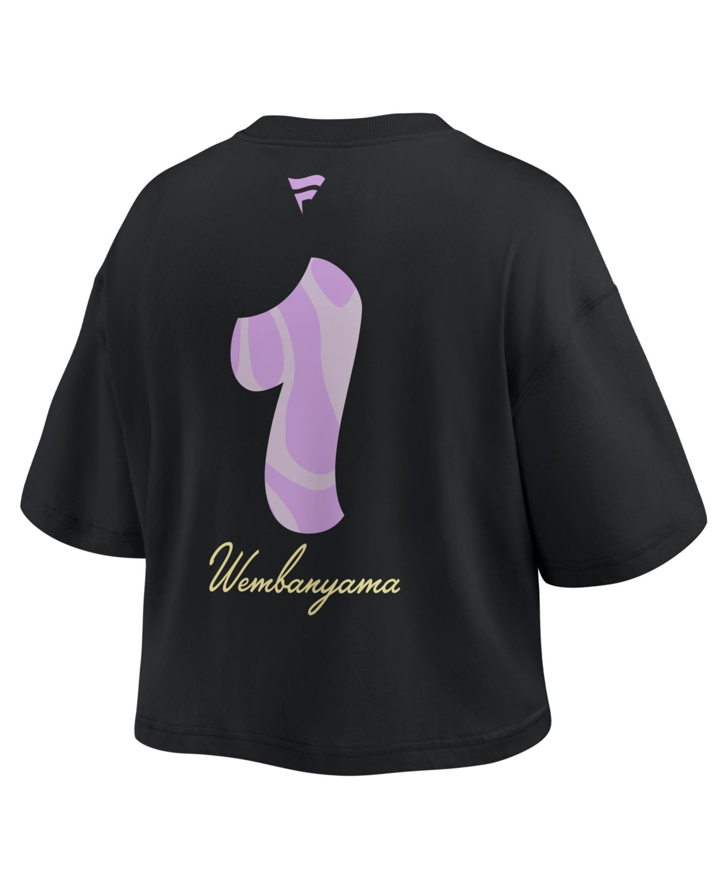 Women's Victor Wembanyama San Antonio Spurs Cropped Crewneck Top