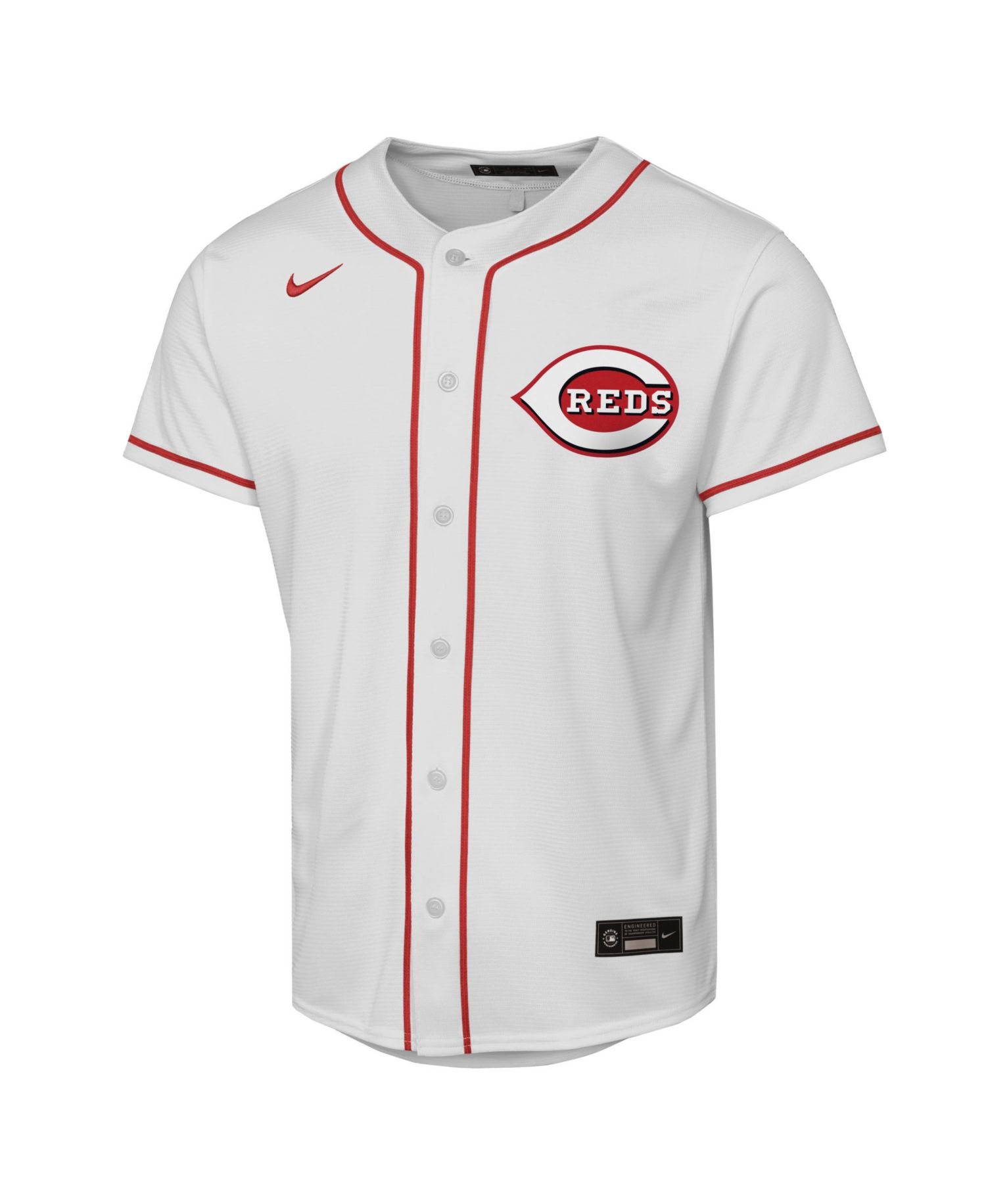 Big Boys and Girls Sal Stewart White Cincinnati Reds Home Replica Player Jersey
