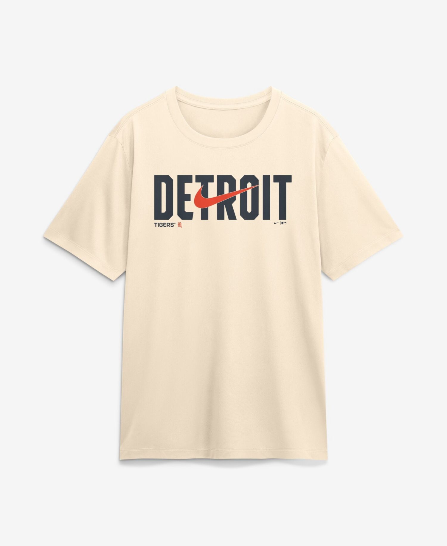 Men's Cream Detroit Tigers Swoosh Legend Dri-FIT T-Shirt