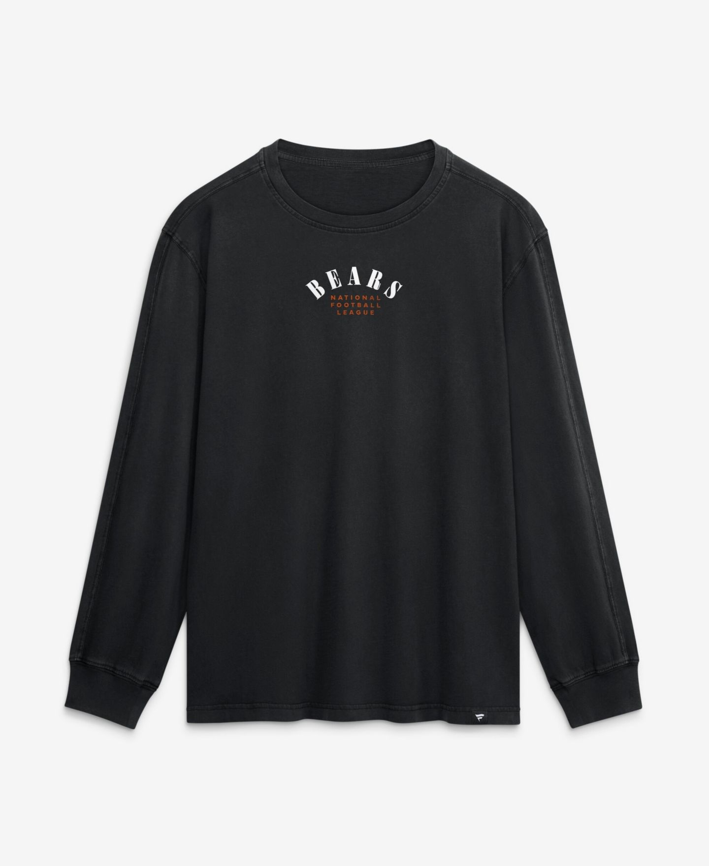 Мужская футболка Fanatics Black Chicago Bears Relaxed Fullback Drive Long Sleeve Fashion — фото 2