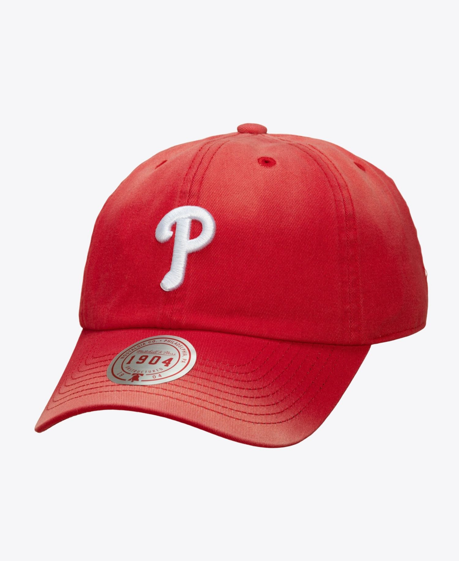 Men's and Women's Red Philadelphia Phillies 1904 Soft Wash Adjustable Hat