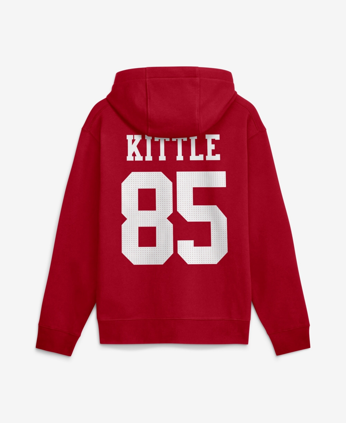 Nike Men's George Kittle Scarlet San Francisco 49ers Name & Number Hoodie