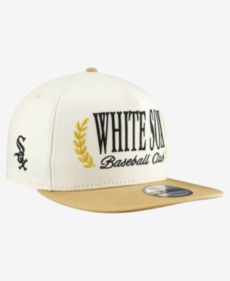 Men's Cream Chicago White Sox Club 9FIFTY A-Frame Snapback Hat