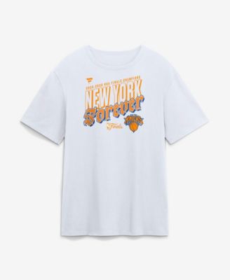 Men's White New York Knicks 2026 NBA Finals Champions Big & Tall Hometown T-Shirt