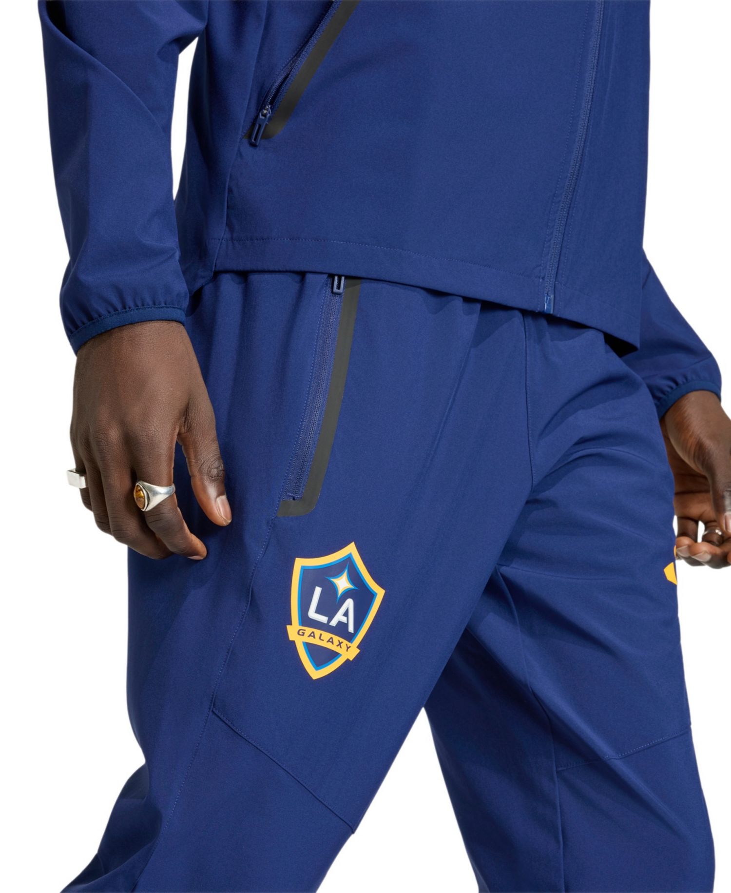 Men's Navy LA Galaxy Tiro Travel Pants