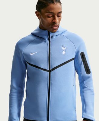Men's Blue Tottenham Hotspur Tech Fleece Windrunner Raglan Full-Zip Hoodie