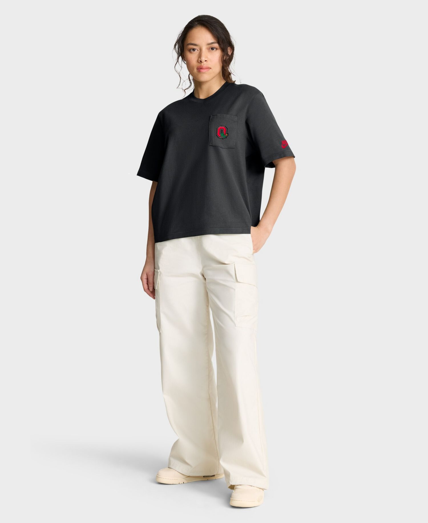 Women's Ohio State Buckeyes Boxy Pocket T-Shirt