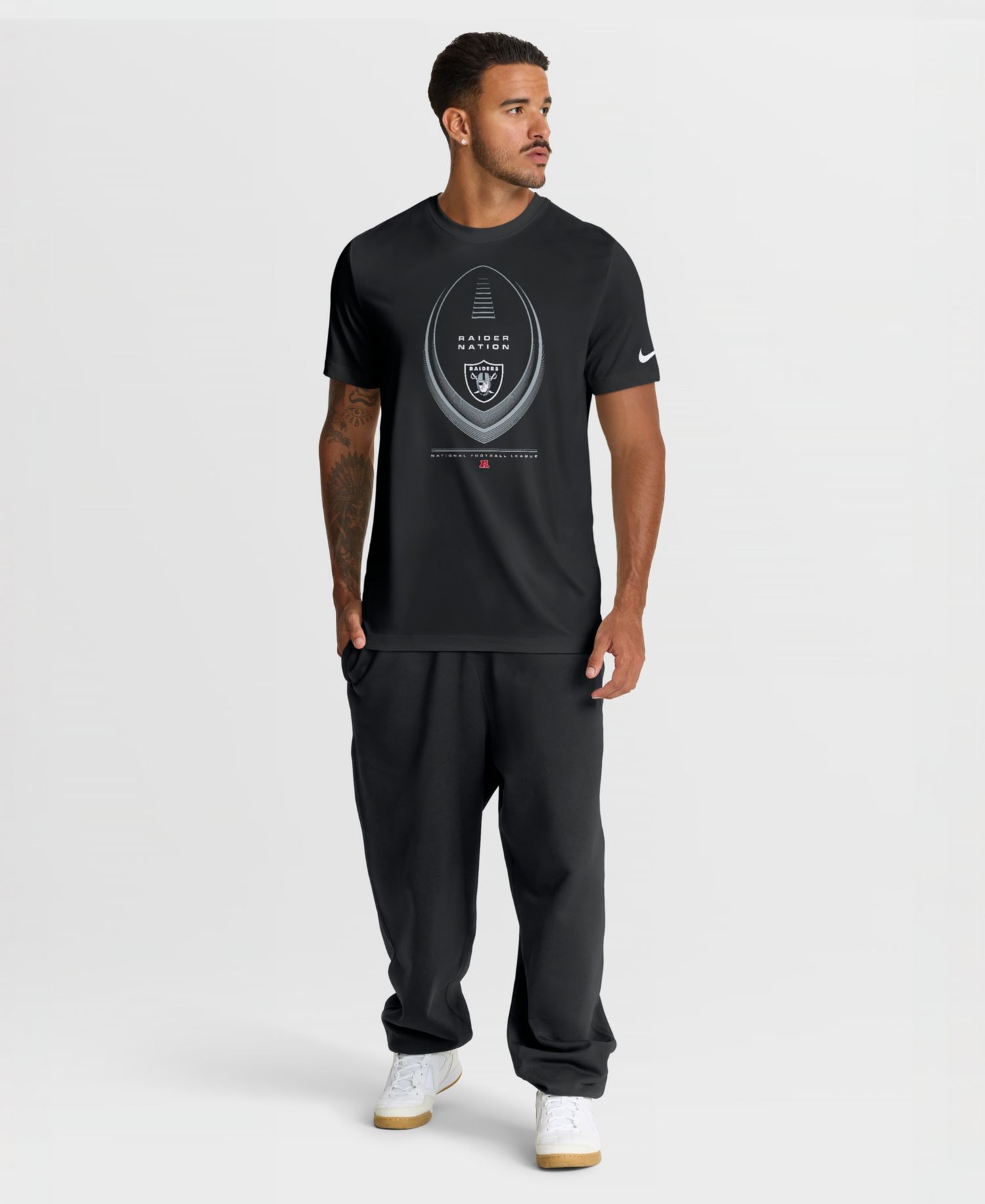 Men's Black Las Vegas Raiders Legend Icon Dri-FIT T-Shirt
