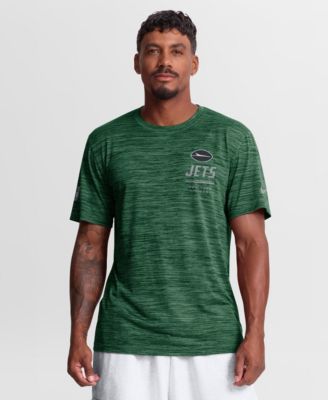 Men's Green New York Jets Sideline Double Covered Dri-FIT Velocity T-Shirt