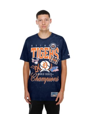 Men's Navy Detroit Tigers Mineral Wash T-Shirt