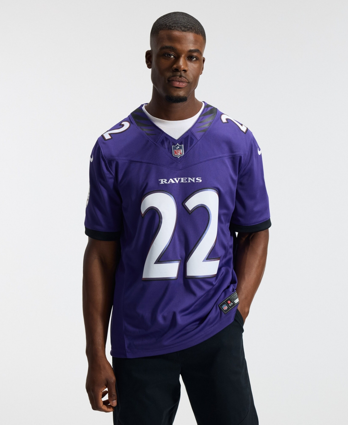 Nike Men's Derrick Henry Purple Baltimore Ravens Team Vapor F.u.s.e. Stitched Limited Jersey