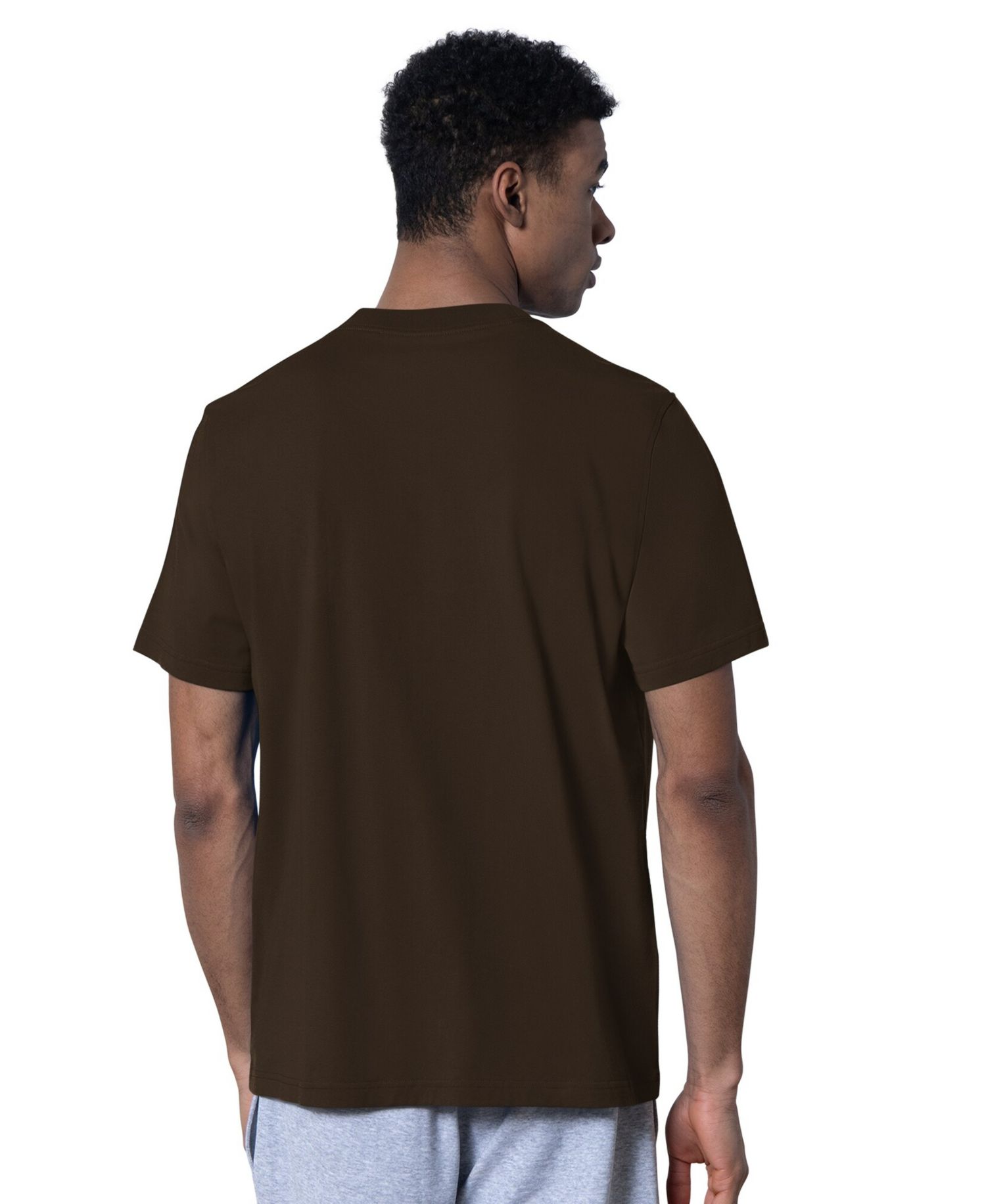 Men's 2-Pack Brown/Gray Cleveland Browns Throwback Logo T-Shirt Set