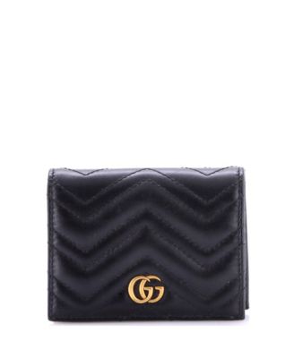 Small GG Marmont Bifold Wallet Matelasse Leather