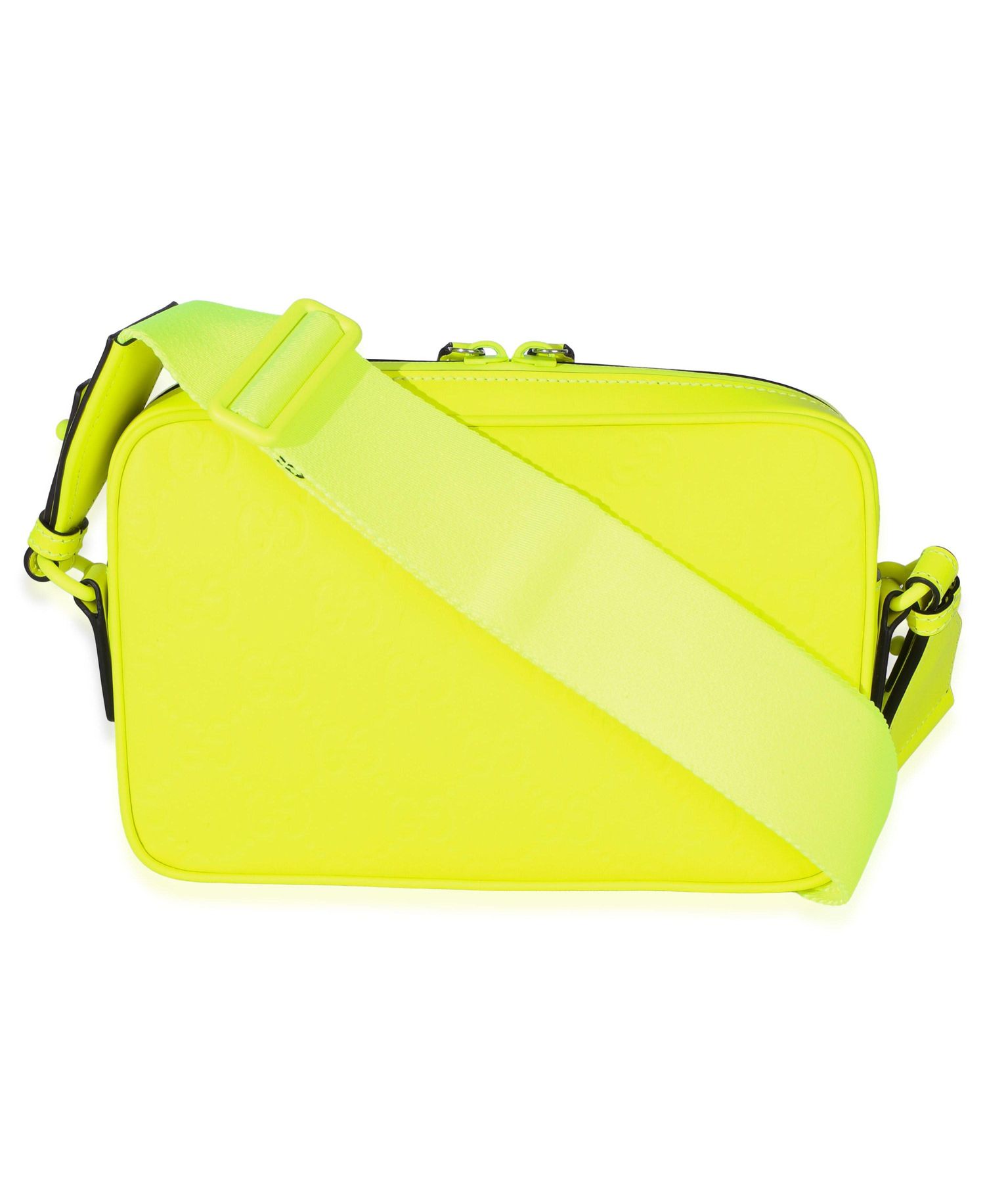 Fluorescent Yellow Rubber Effect Monogram GG Crossbody Bag