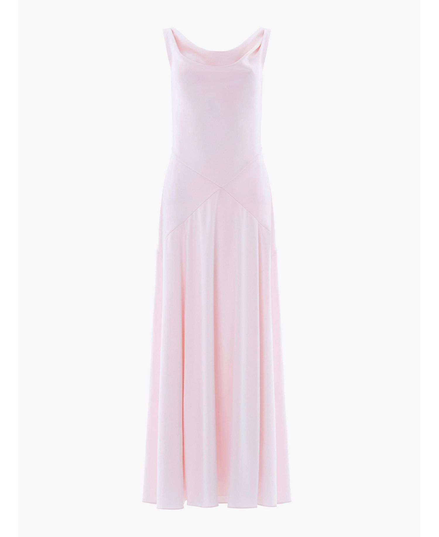 Women's Evangeline Satin Sleeveless Cowl Neck Gown