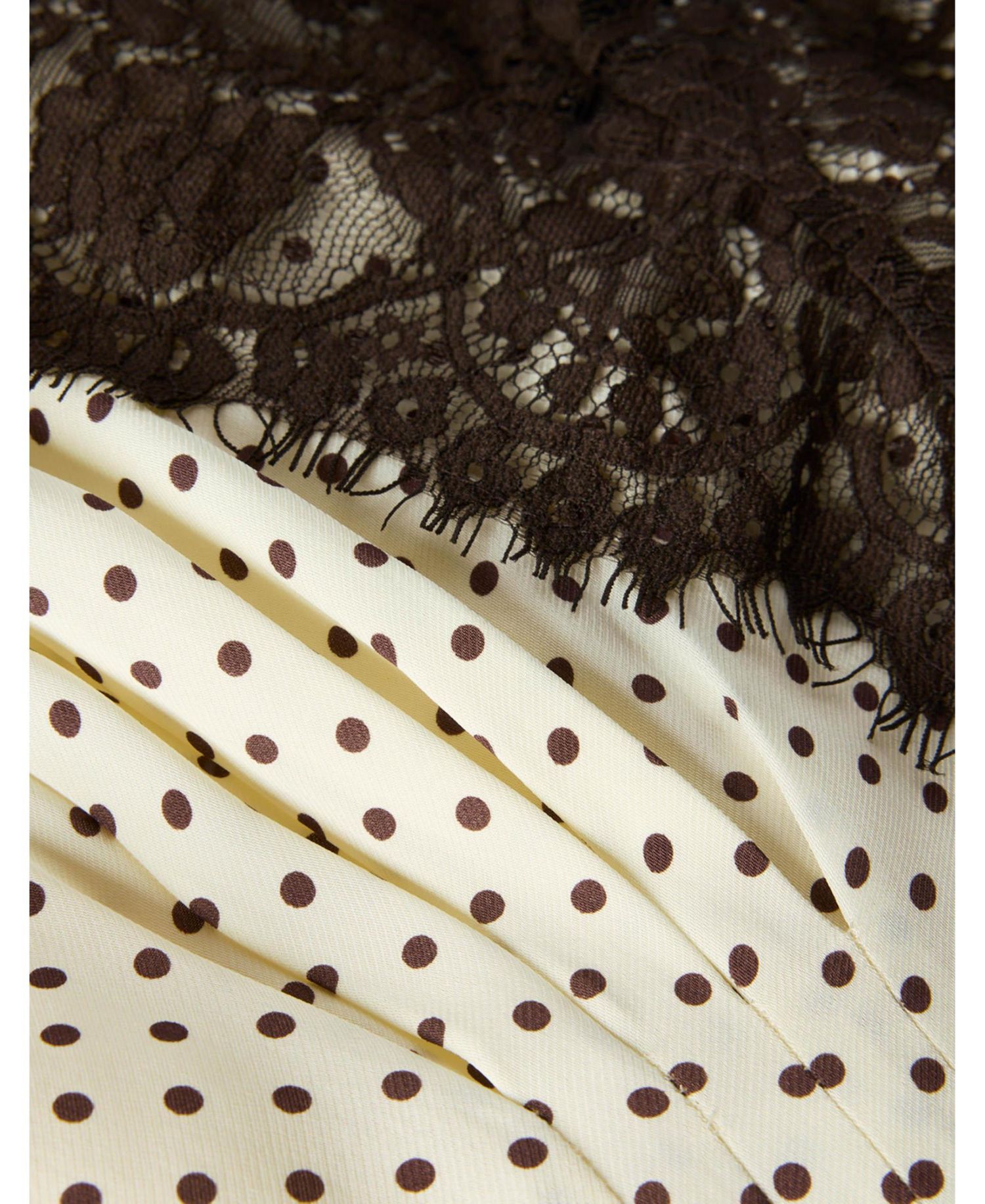Women's Spot-Print V-Neck A-Line Midi Dress