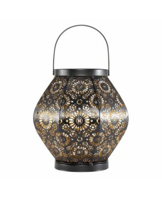 Allsop Home &  Garden, Daisy Punched Metal Solar Lantern