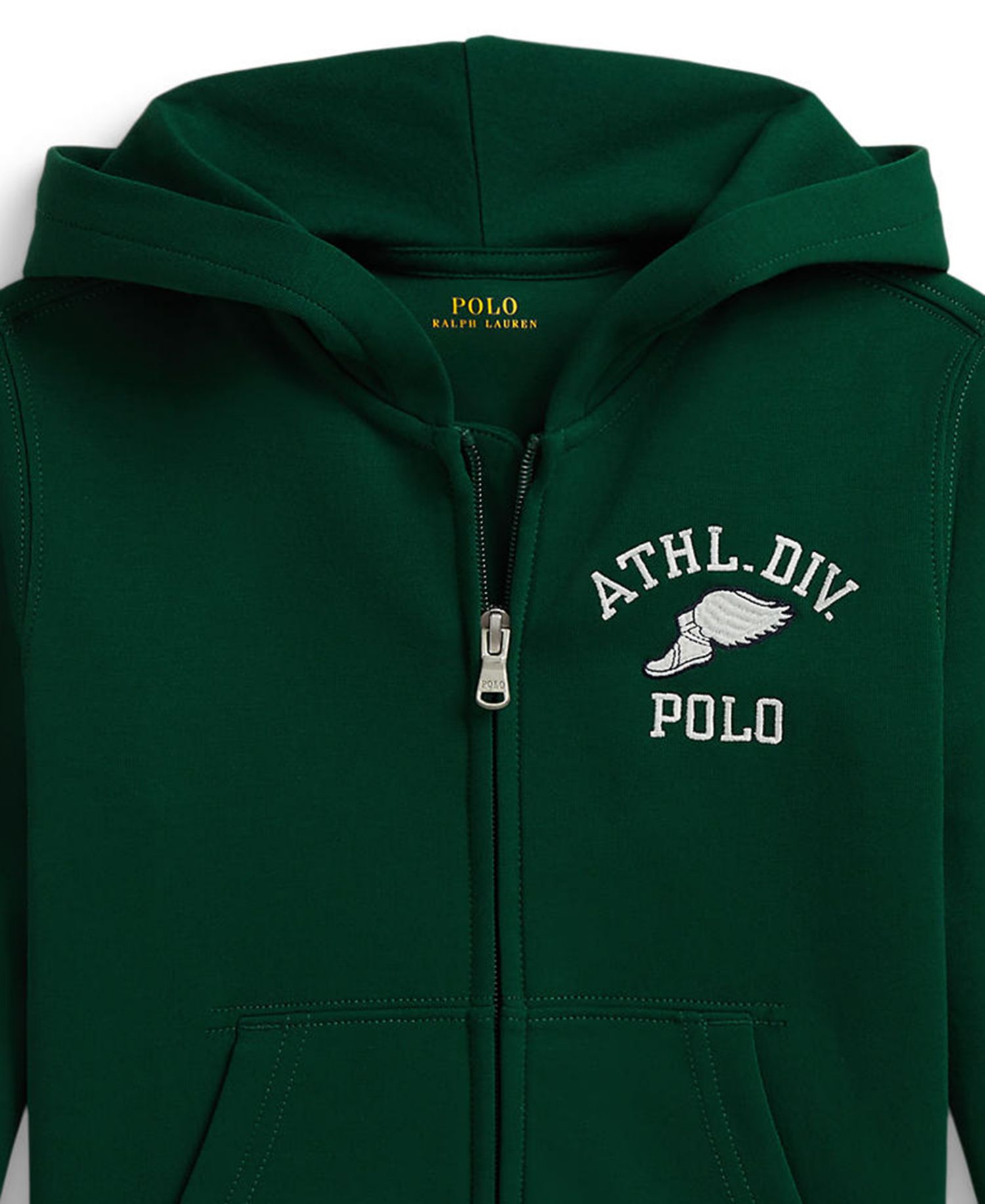 Boys' 2T-7 Logo Double-Knit Full-Zip Hoodie