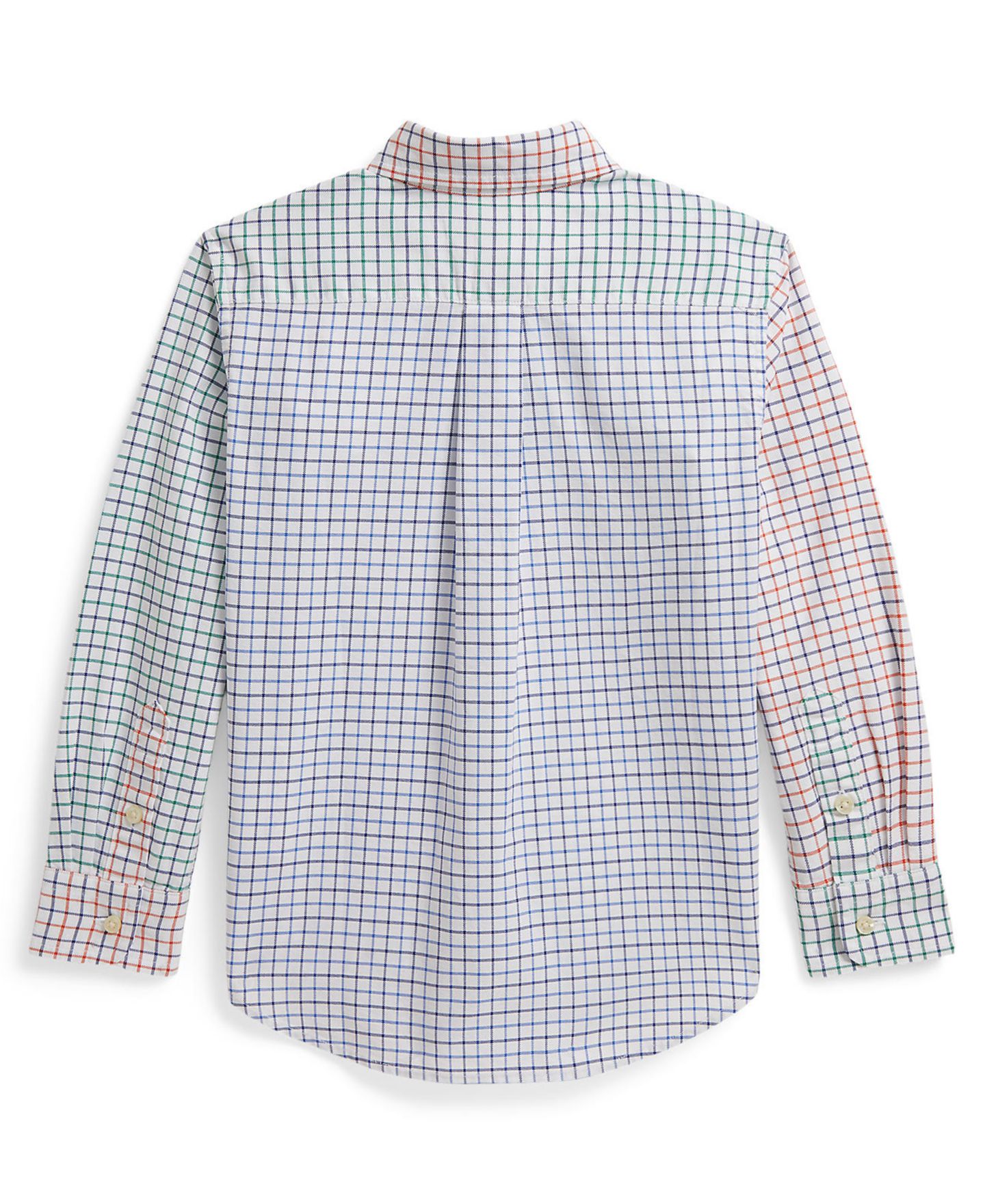 Рубашка Polo Ralph Lauren Tattersall Cotton Oxford Shirt для мальчиков, цвет: 7325 Tattersall Funshirt — фото 2