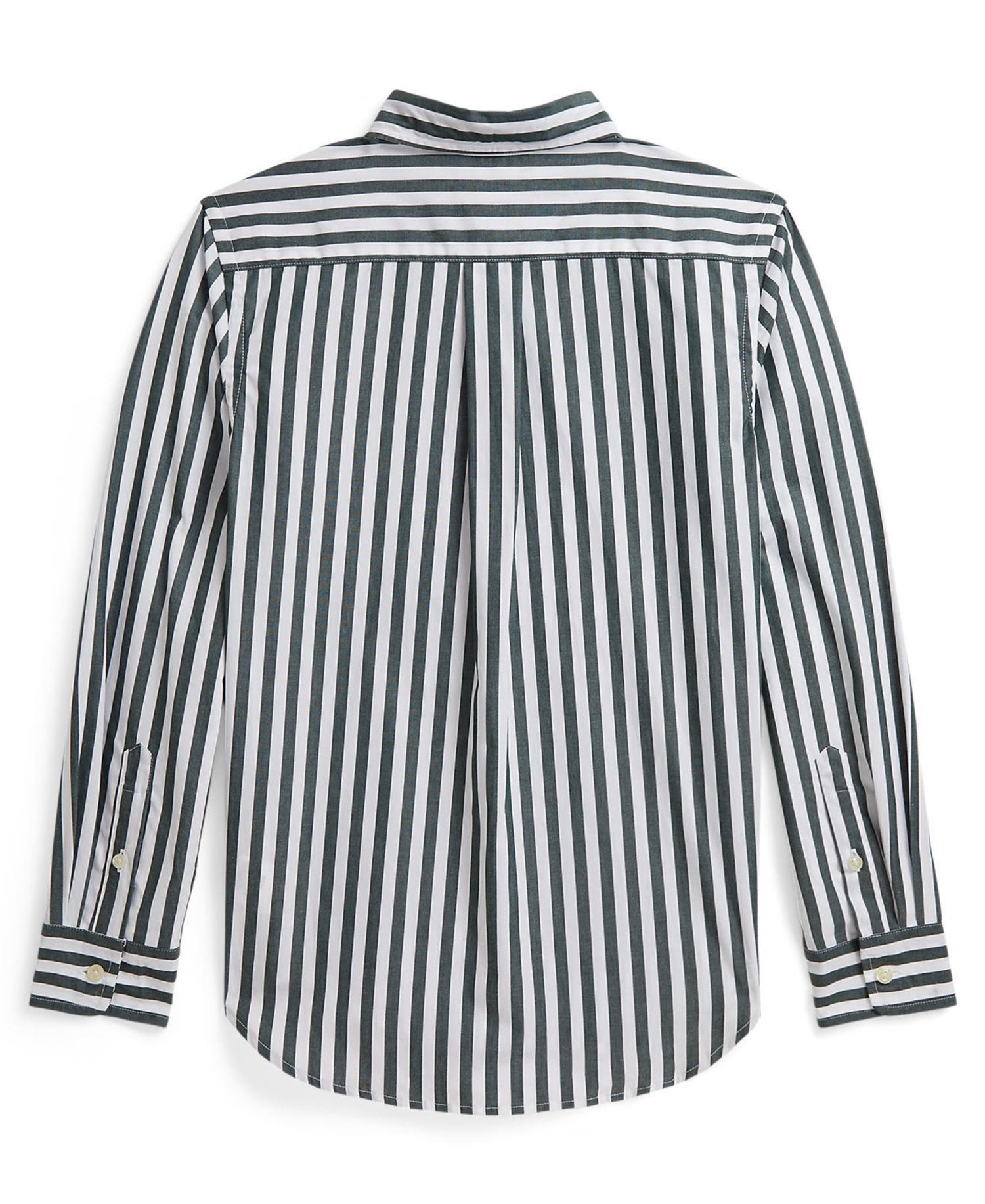 Boys' 8-20 Striped Cotton Poplin Shirt