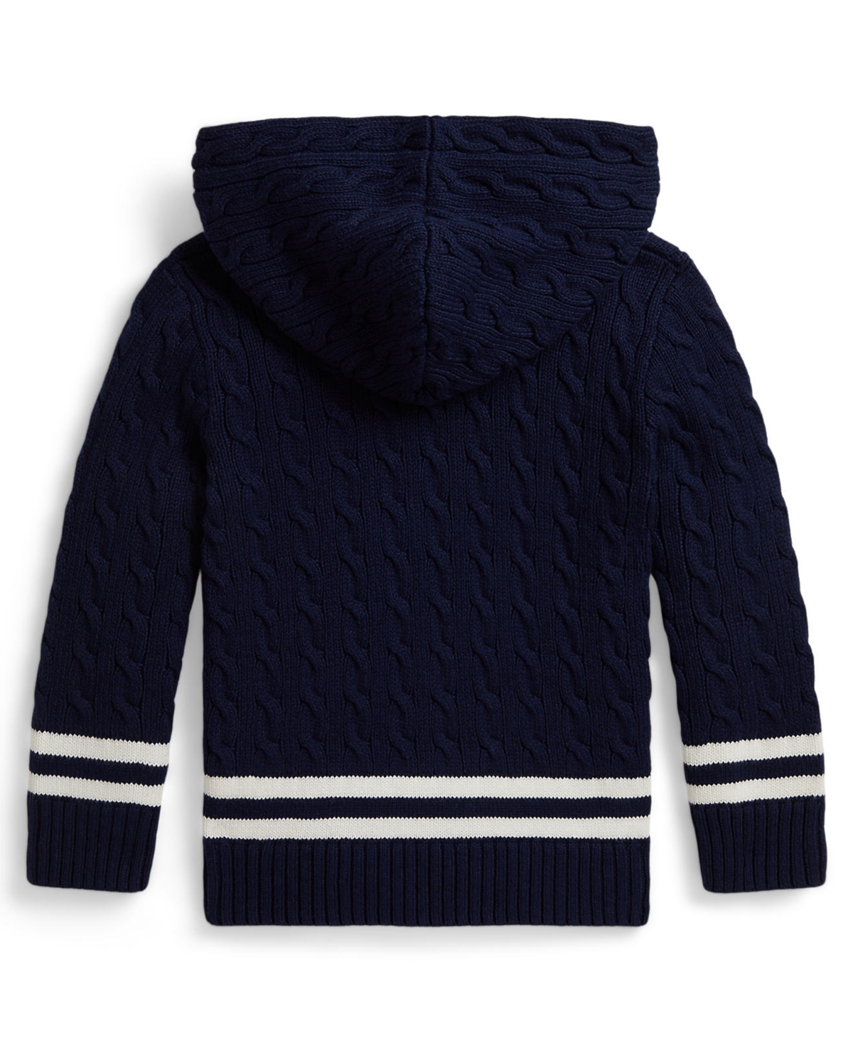 Polo Ralph Lauren Boys' 2T-7 Cotton Hooded Cricket Sweater