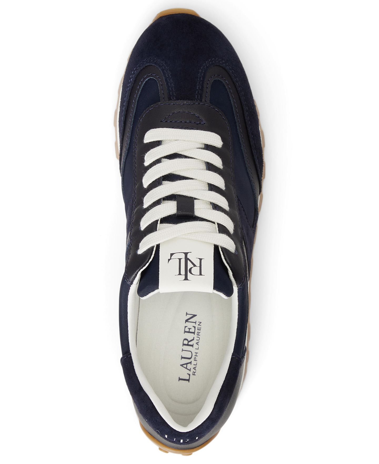 Женские кроссовки Lauren Ralph Lauren Dani Lace-Up, цвет: Тёмно-синий — фото 4
