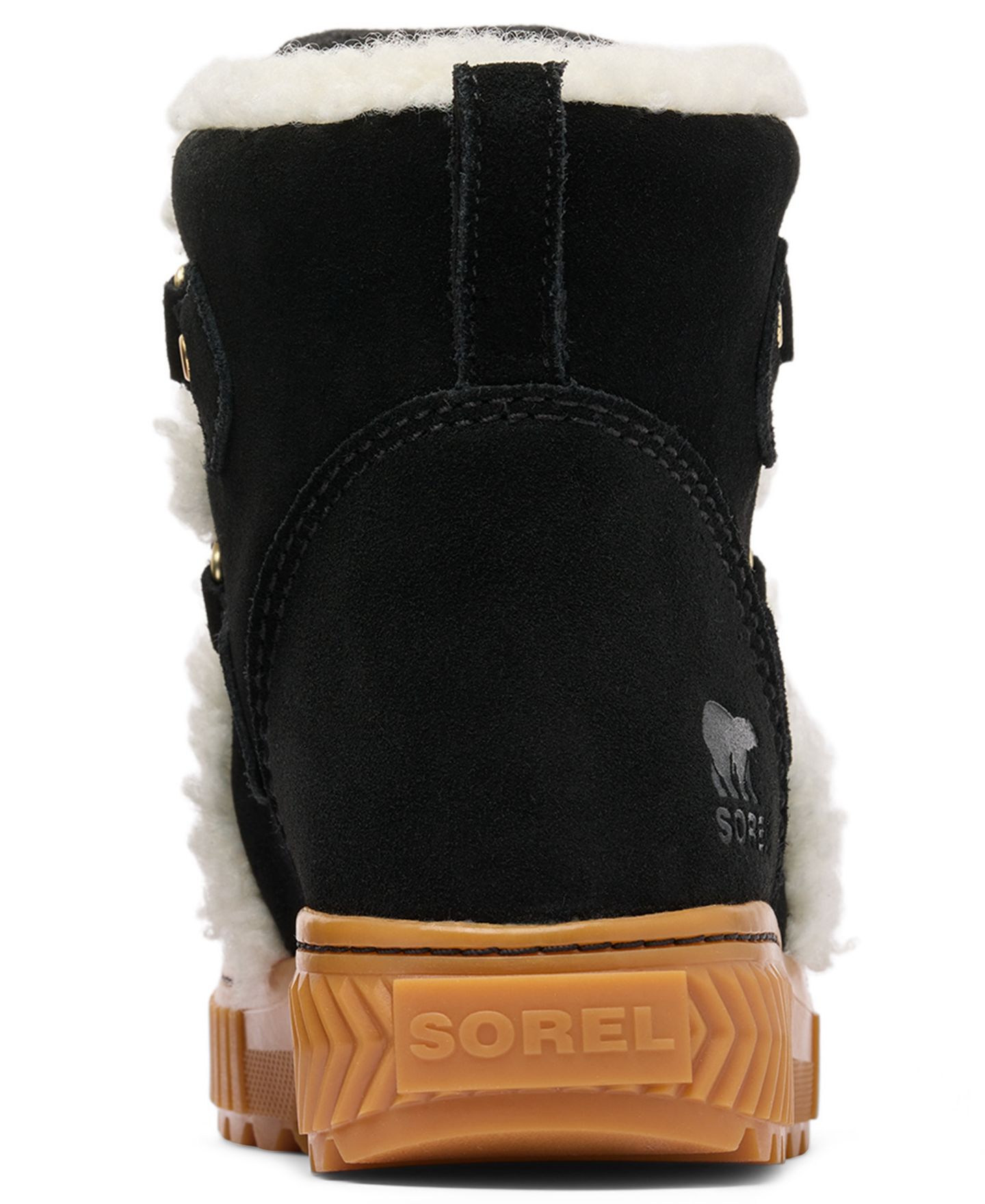 Женские ботинки Sorel Ona Ave Alpine Plus Waterproof Lace-Up, цвет: Чёрный / Карамельный — фото 3