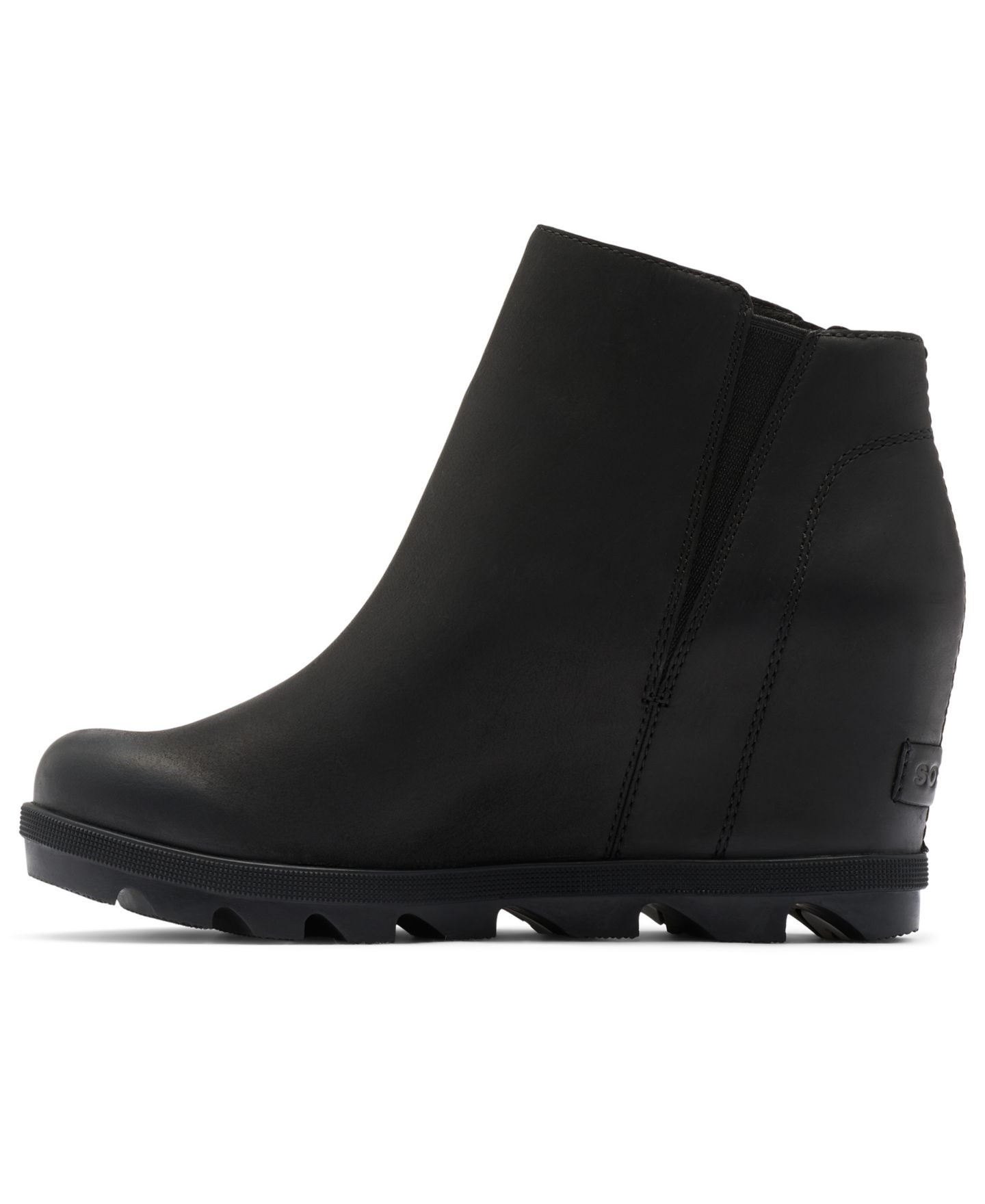 Женские ботинки Sorel Joan Rhapsody Zipper Wedge Booties, цвет: Чёрный — фото 5