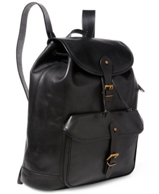 mens leather drawstring bag