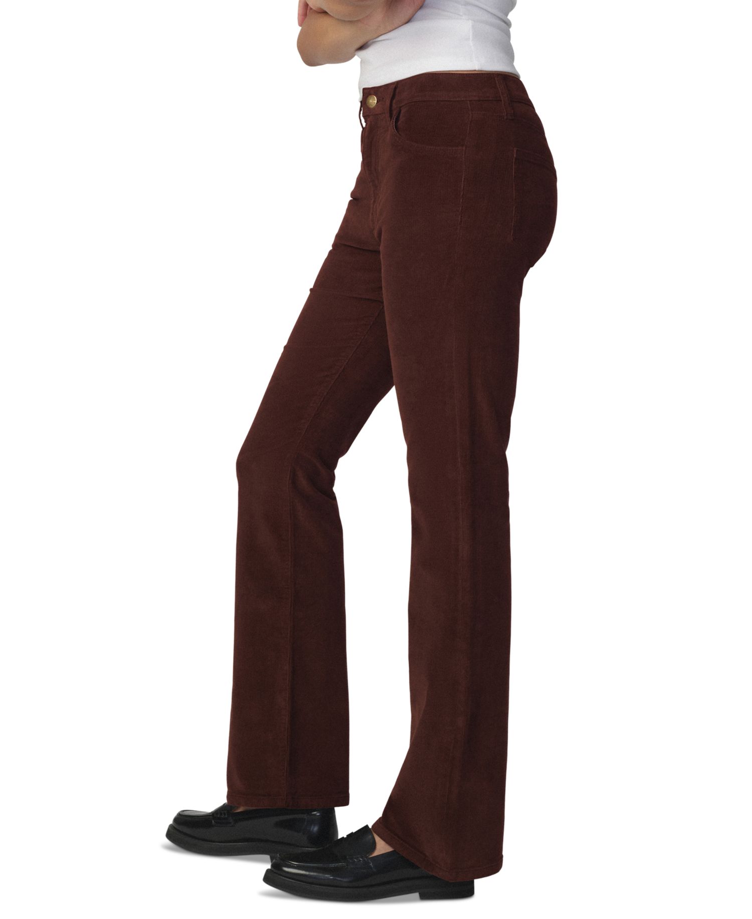 Women's Inez Corduroy Flare Mid-Rise Pants