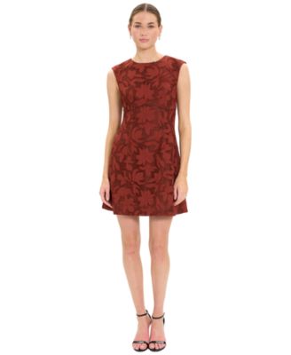 Women's Floral Sleeveless Fit & Flare Dress