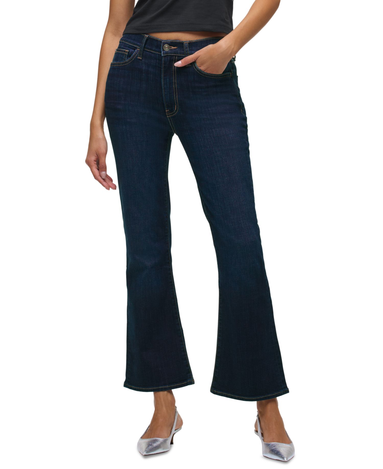 Women's Blair High-Rise Cropped Bootcut Jeans