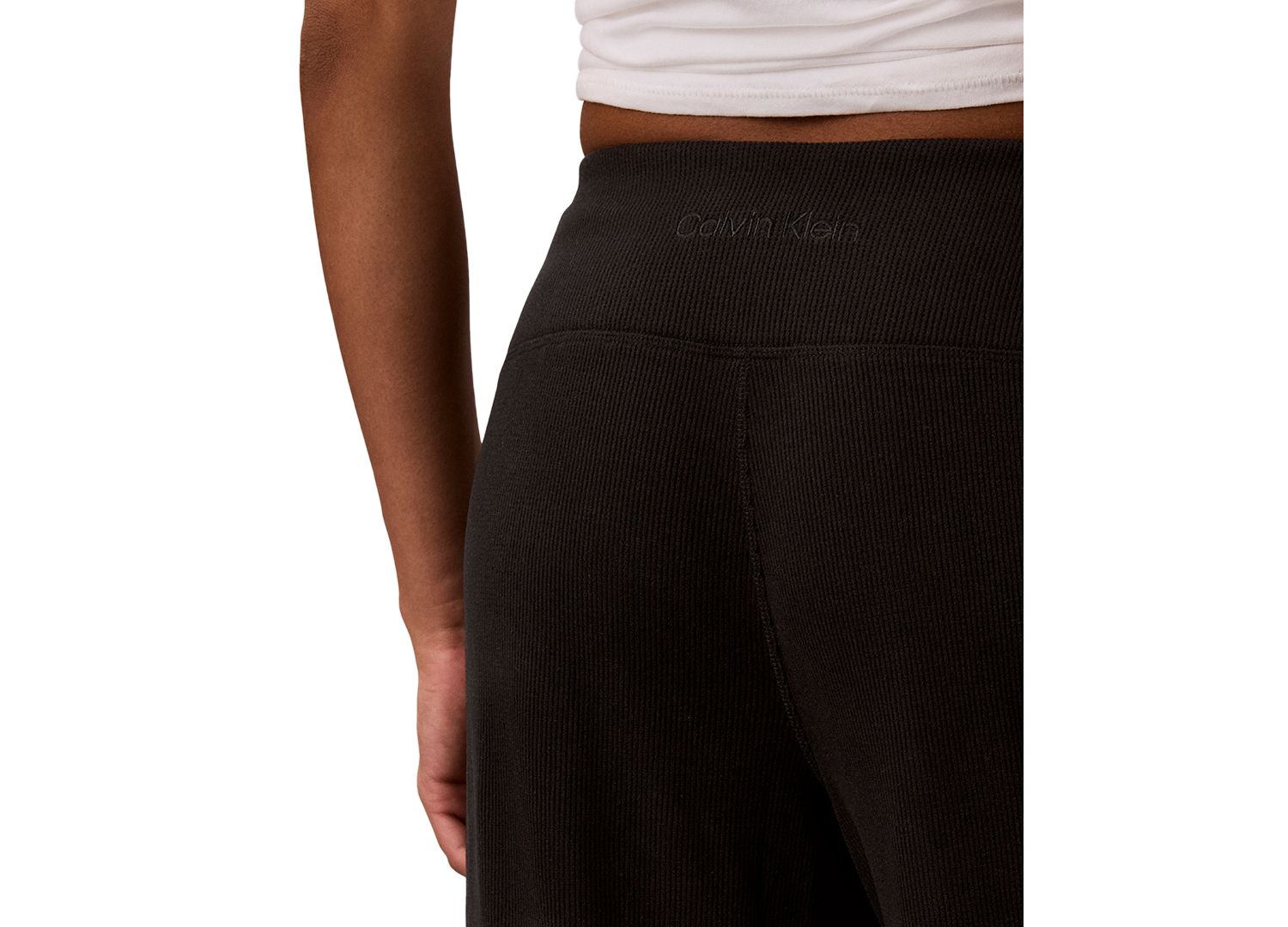 Women's Pull-On Waffle-Knit Relaxed-Fit Straight-Leg Pants
