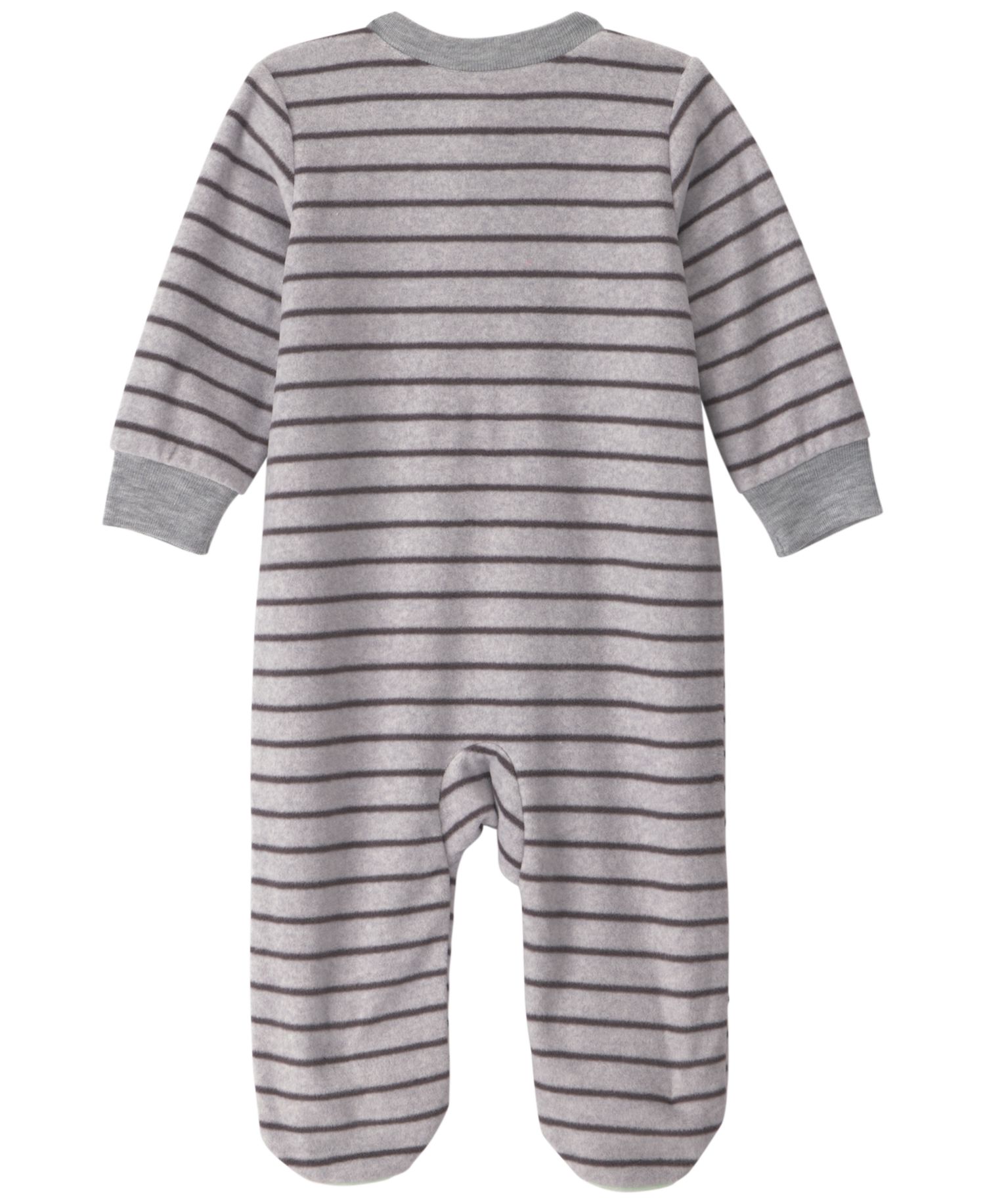 Baby Boys' Monster Striped Fleece 2-Way Zip Sleep & Play