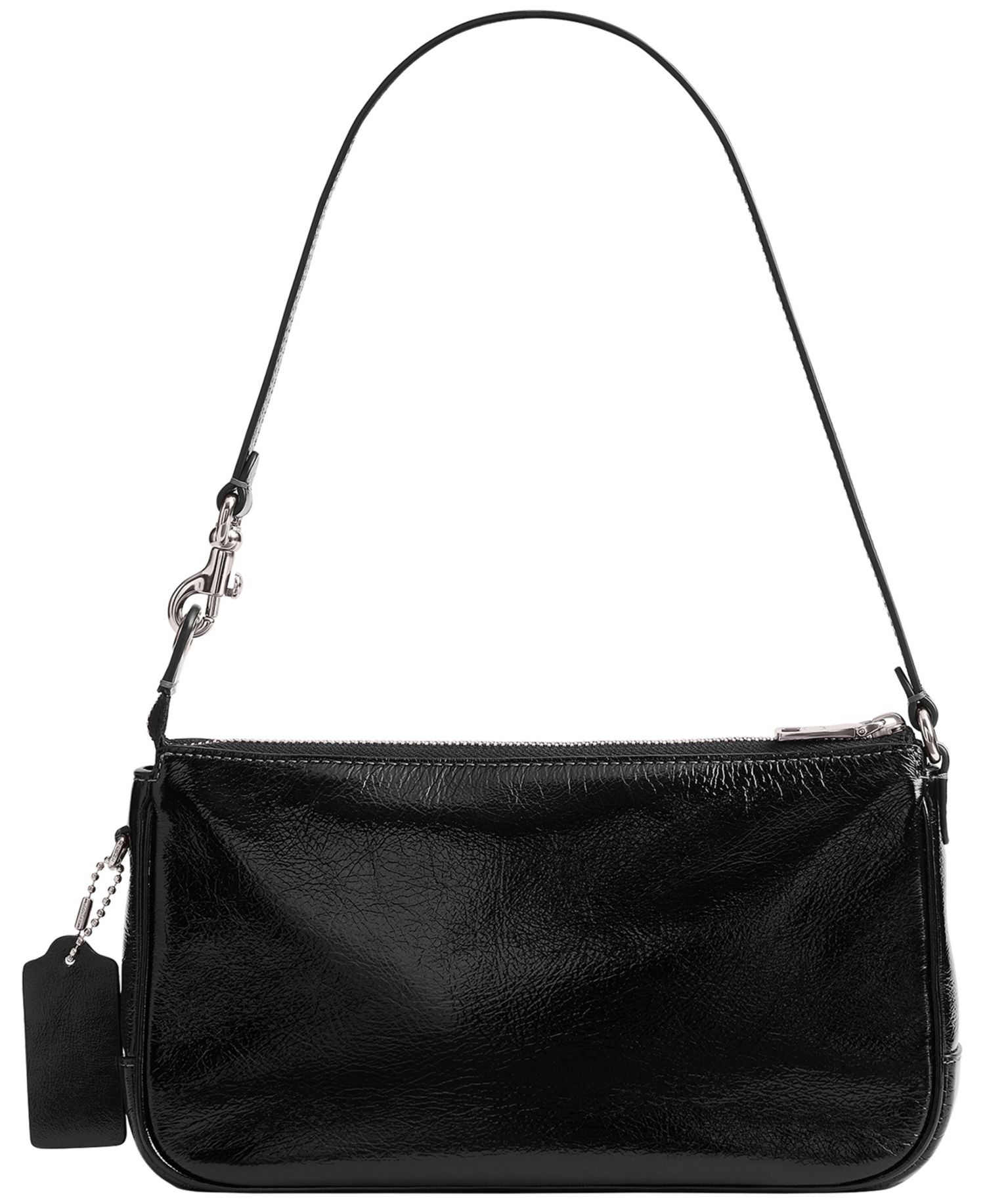 Plaza Small Glazed Leather Shoulder Bag