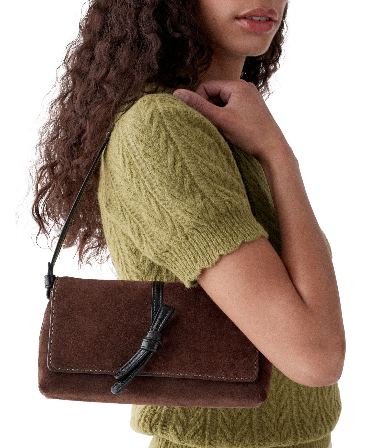 Leather Flap Small Shoulder Bag