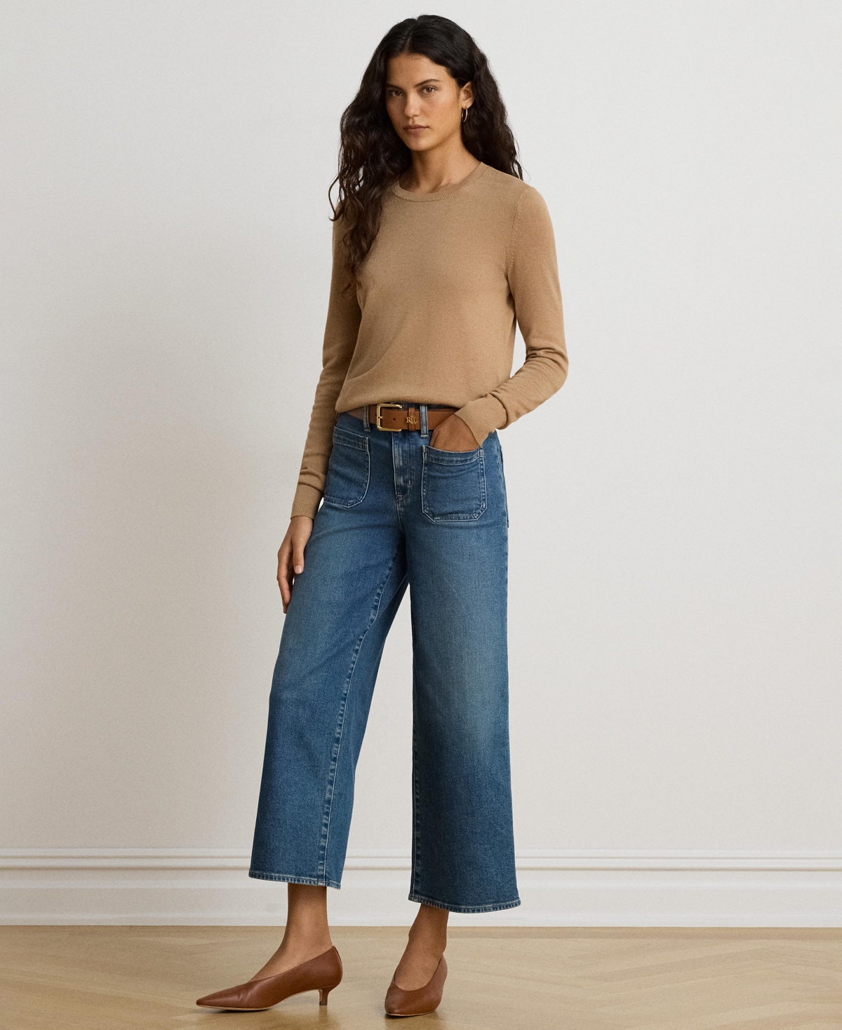 Lauren Ralph Women's Long-Sleeve Crewneck Sweater