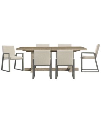 Tribeca 7-Piece Rectangle Dining Set (Table & 6 Arm Chairs)